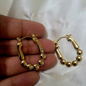 U Bead Style Hoops