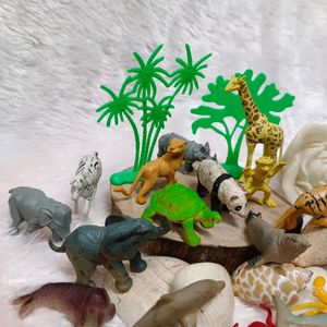 Miniature UAE Wildlife & Aquatic Animal Figures