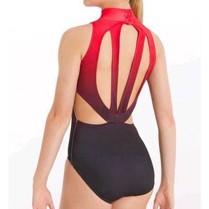 Ombre leotard/swimwear/bodysuit