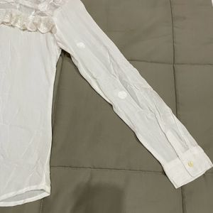 ONLYShirt with Lace Panel