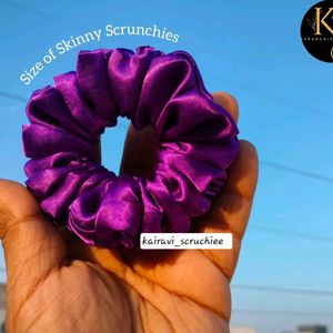 Scruchie (premium Satin)single Piece Can Be Order