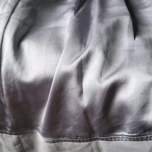 Korean Silver Gleam Skirt