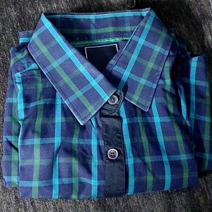 Beautiful black checked formal shirt