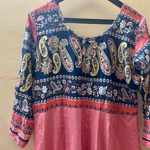 Pink Printed Kurta (women)