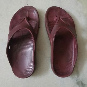 Maroon Slippers