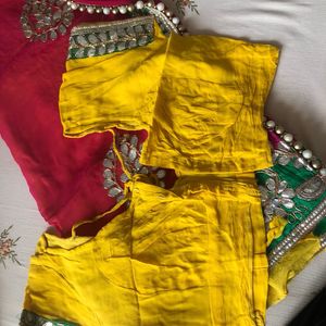 Colourful Gota Saree