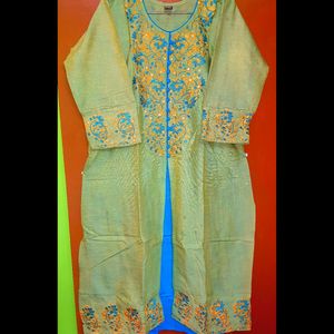 NEW KURTI WITH HEAVY EMBROIDERY