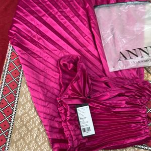 Anny Off Shoulder Pink Top