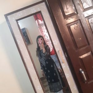 Black CHIKENKARI KURTA