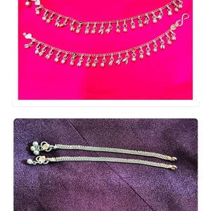 Original Silver Anklets