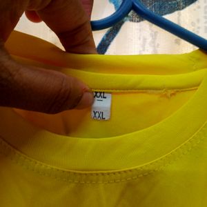 Yellow Kaafi Lazy T Shirt