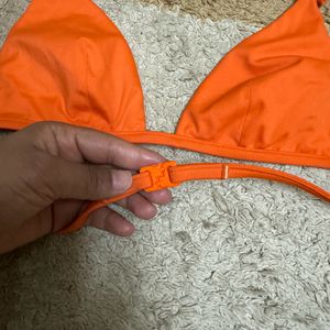 Orange Bikini Top