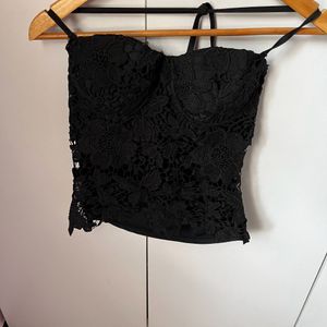 Lace Padded Swim Top