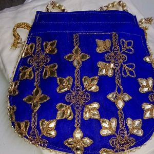 Royal Blue Potli