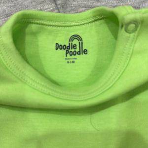 Doodle Poodle Combo Offer Pack Of 5 Onesies