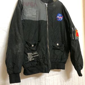 NASA Bomber Flight Pilot Black Jacket