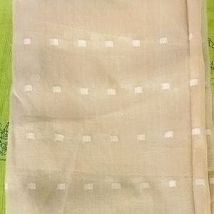 Saree With Nude Colour