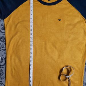 Red Tape Solid Mustard Blue  Pullover