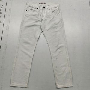 WHITE BAGGY FIT JEANS FOR MEN