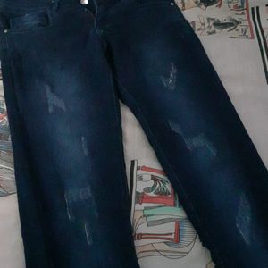 Navy Blue Good Quality SKINNY WOMEN JEANS