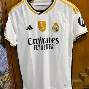 REAL MADRID 2023/24 HOME KIT WITH UCL BADGES