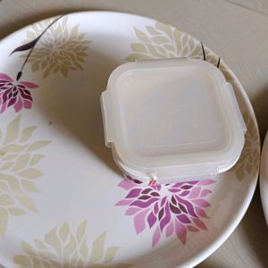 Set Of Kitchen Plates And Container