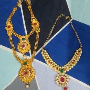 Combo Of Small  & Attached Necklaces