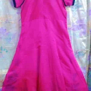 Ladies Pink Frock Kurti