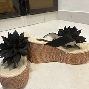 Flower Platform Heels