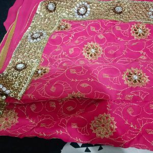 Beautiful Pink Saree