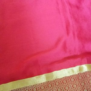 Beautiful Red Colour bordedesign  Saree