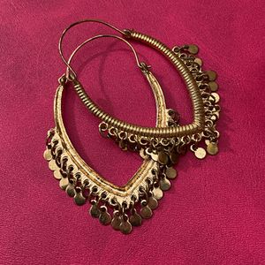 Golden Jhumkas