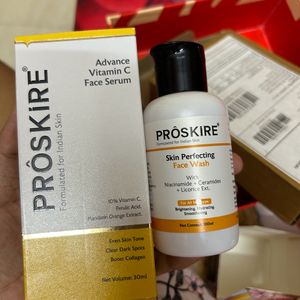 Proskire Vitamin C Serum Amd Face Wash