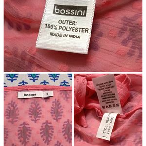 Bossini Layered Tie-Up Hem Top With Camisole