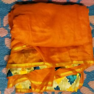 Orange Saree