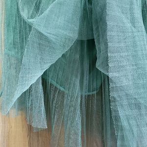 3 Layers Tulle Midi Skirt