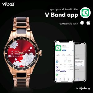 New Vibez By Lifelong Smartwatch Women Bt Calling