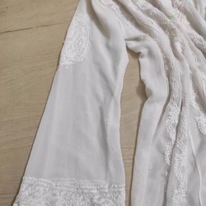 Chikankari White Kurta