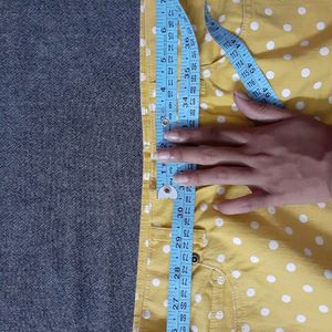 Yellow Polka Dot Denim