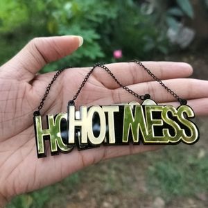 HotMess Acrylic Chain Earrings