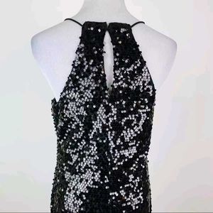 Black Sequin Dress