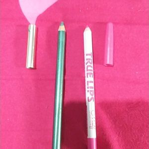 Eyeliner Dark Green & Baby Pink