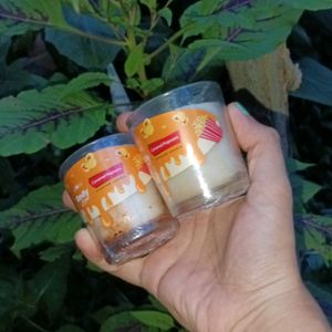 Combo 2 Scented Candle.. Vanilla Caramello