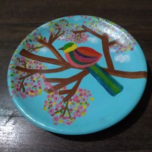 Terracotta Wall Decor Painted Plates