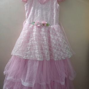 Barbie Beautiful pink Gown For Girls