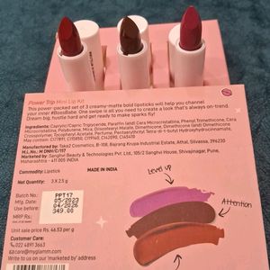 Myglamm Mini Lip Kit Combo Of 3 Boxes