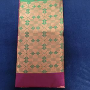 New Art Silk Saree With Blouse Piece Attached