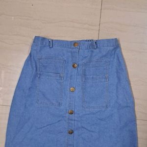 Denim Skirt New