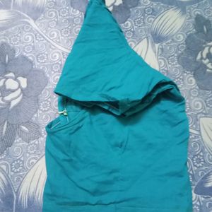 Blue Cotton Blouse