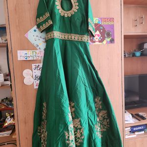 Party Wear Heavy Gown Silk